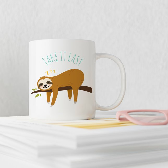 Söt nässladd "Ta det lugnt" Kaffemugg (Skapare uppladdad)