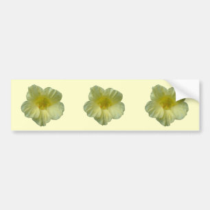 Söt Natsurtium Flower Bumper Sticker Bildekal
