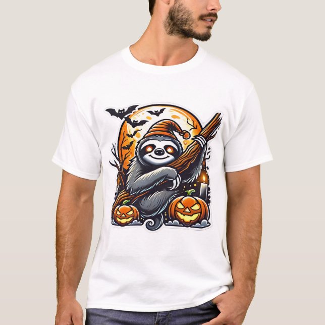 Söt natt sengångare Halloween Classic T-Shirt (Framsida)