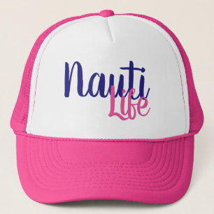 söt NAUTI LIFE SCRIPT-bokstäver   Keps