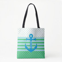 Söt Nautical Thned Tote Bag