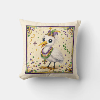 Söt New Orleans-häger kastkudde Kudde