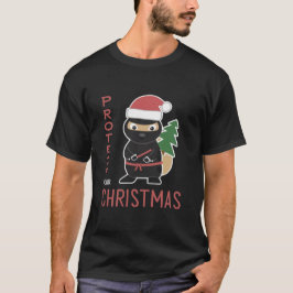Söt Ninja-Ekorre – Perfekt Högtidsdesign T Shirt