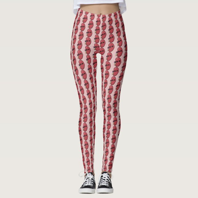 Söt njure - mänsklig biologi leggings (Framsida)
