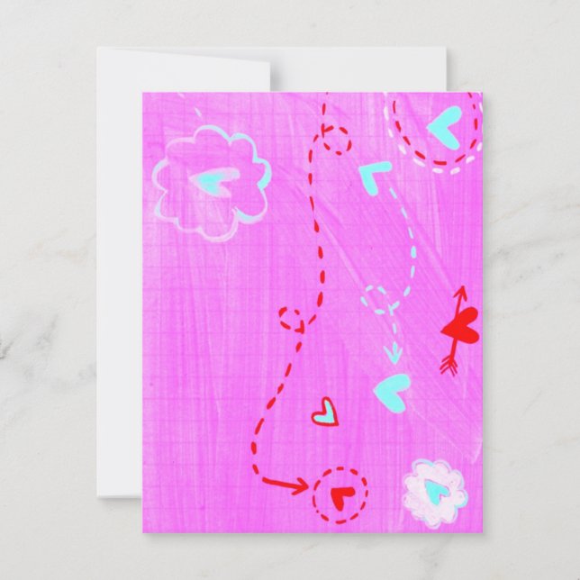 söt notecard anteckningskort (Framsida)