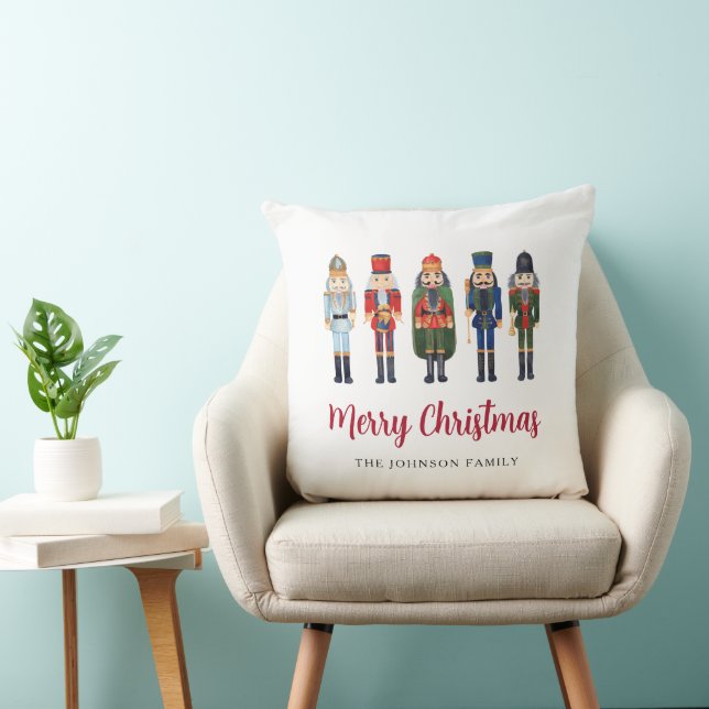 Söt nötknäppare God Jul  Kudde (Stol)