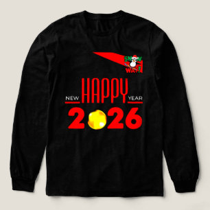 Söt nyårsafton 2025 familjetröja t shirt