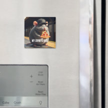 Söt NYC Pizza Rat Subway Legend Magnet
