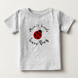 Söt nyckelpiga Personlig Mimis lilla kärleksbug T Shirt