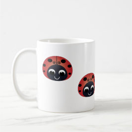 Söt nyckelpigamugg kaffemugg