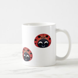 Söt nyckelpigamugg kaffemugg