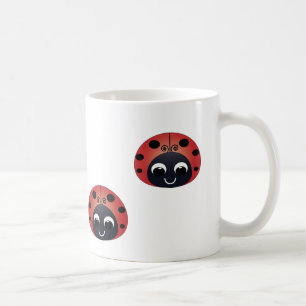 Söt nyckelpigamugg kaffemugg