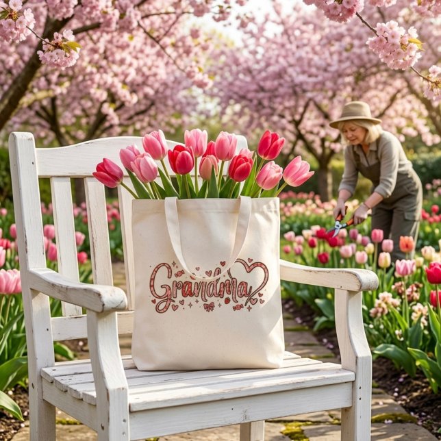 Söt, nyckfull och varm mormors handväskor tygkasse (Skapare uppladdad)