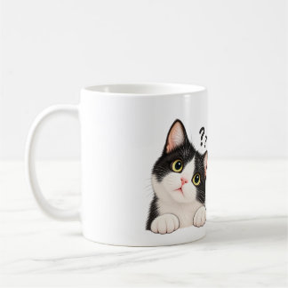 Söt Nyfiken Smokingkatt Mugg – Boki Day