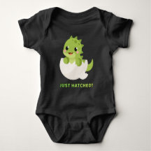 Söt Nykläckt Babydinosaurie T-Shirt