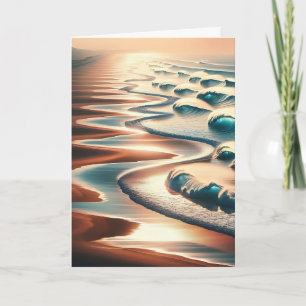 Söt Ocean Art Personlig - årsdag Kort
