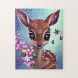 Söt och Adsible Baby Hjort Pussel