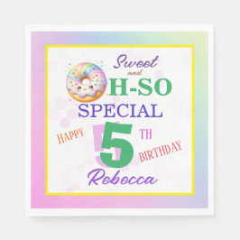Söt och Åh-Speciella födelsedag... Pappersservett
