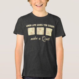 Söt och blommig lapptäcksdesign i pastellfärger t shirt