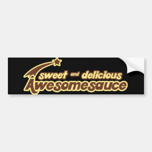 Söt och Delicious Awesomesauce Mr. Bildekal