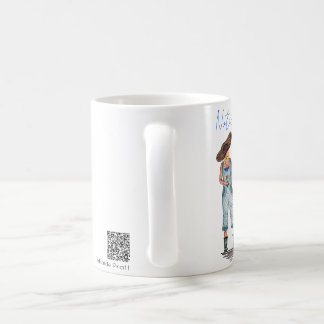 Söt och enkelt kaffe Mugg - meddelande