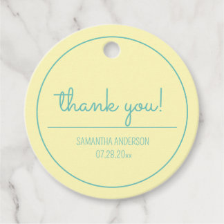 Söt och enkelt könsuppehållande babyskor gåvor etiketter