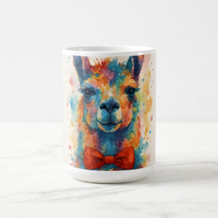 Söt och färgglad Llamamugg Kaffemugg