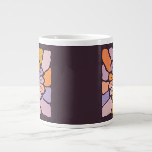 Söt och färgrik blomritning-Digital målning Jumbo Mugg