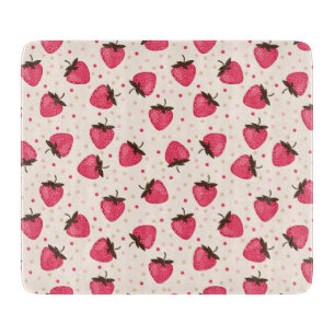 Söt och flickaktig rosa jordgubbdesign