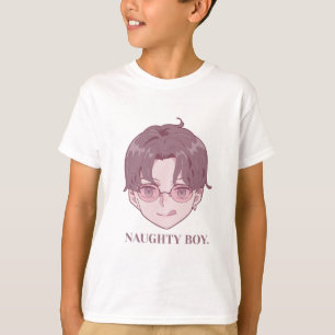 Söt och fräck anime-stil barnkläder t shirt