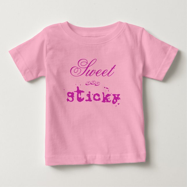 Söt och klibbig Shirt T (Framsida)
