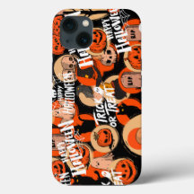Söt och läskig Halloween kusliga stämningar