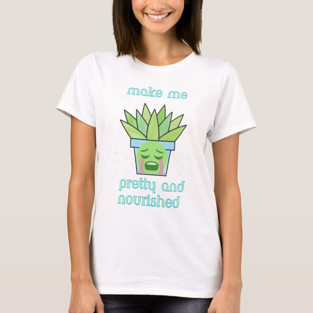 Söt och närda T-skjortor T Shirt (Framsida)