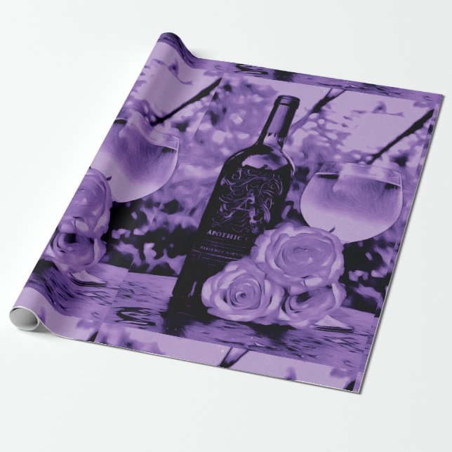 Söt och papper förpackning presentpapper (Utrullad)