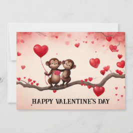 Söt och rolig Alla hjärtans dag för barn #38 Julkort