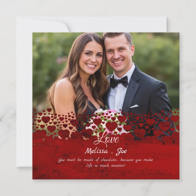 Söt och Roligt Personlig Foto Valentine Day Inbjudningar (Framsida)