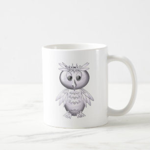 Söt och roligt uggla mönster kaffemugg