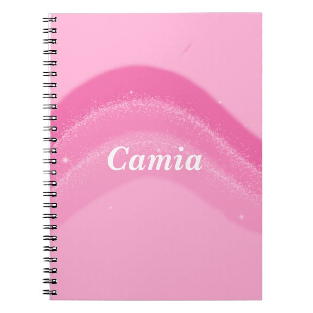 Söt och Rosa Personlig bärbar dator Anteckningsbok (Framsidan)