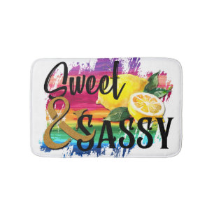 Söt och sassy badrumsmatta