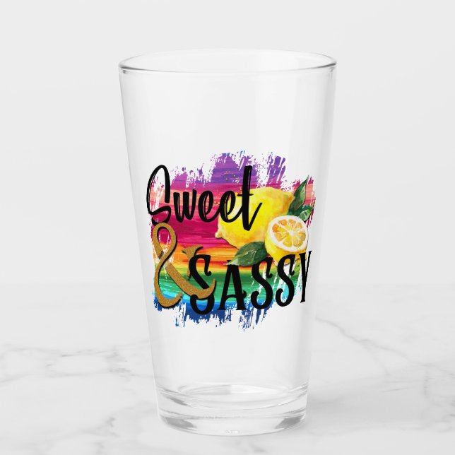Söt och sassy glaskopp (Framsida)