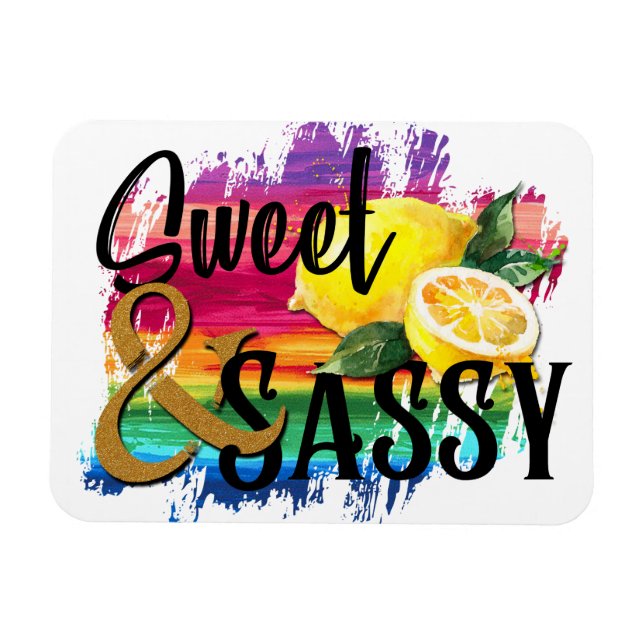 Söt och sassy magnet (Horisontell)