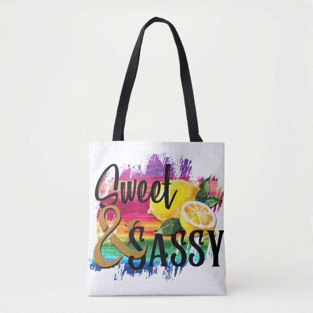 Söt och sassy tygkasse (Framsida)