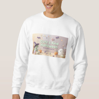 🧡 ✨ “Söt och snäll Halloween” Kollektion 🎃🌿 Lång Ärmad Tröja