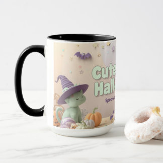🧡 ✨ “Söt och snäll Halloween” Kollektion 🎃🌿 Mugg