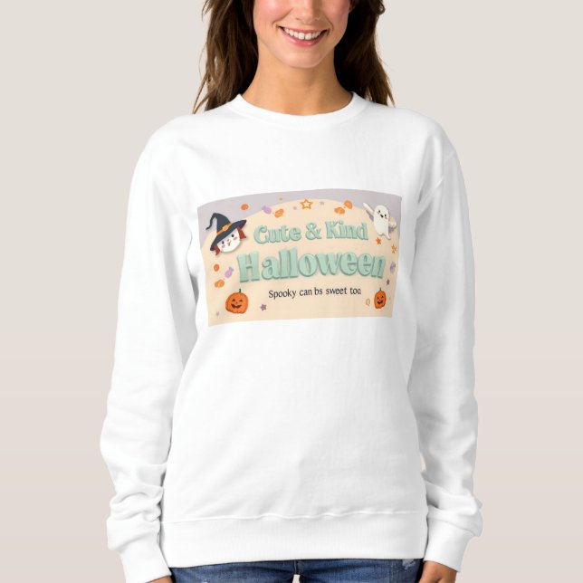 🧡 ✨ “Söt och snäll Halloween” Kollektion 🎃🌿 T Shirt (Framsida)