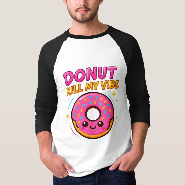 Söt och Snyggt - Cute Donut-grafik T-Shirt (Framsida)
