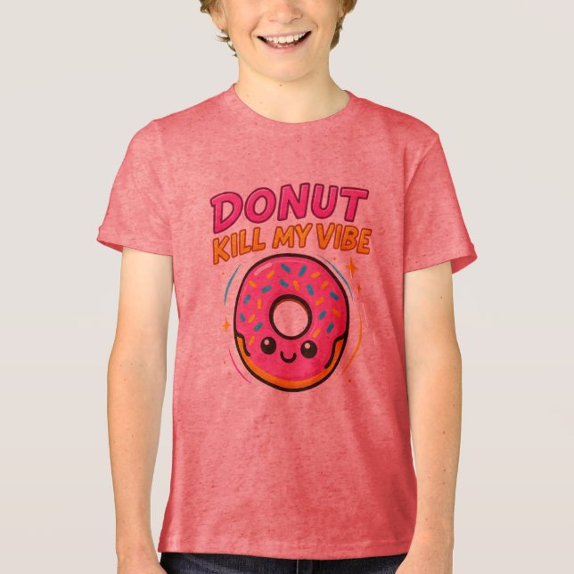 Söt och Snyggt - Cute Donut-grafik T-Shirt (Framsida)