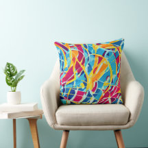 Söt och söt abstrakt Contemporary Blue