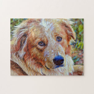 Söt och Söt Blandras Art Puzzle Pussel