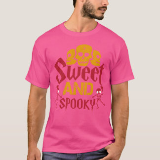 Söt och Spooky Halloween-gåva T Shirt